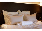 1004-015 Постельное белье Twist white and beige Семейный