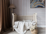 81460 Подушка BABY ORGANIC LINEN GRASS низкая 40х60
